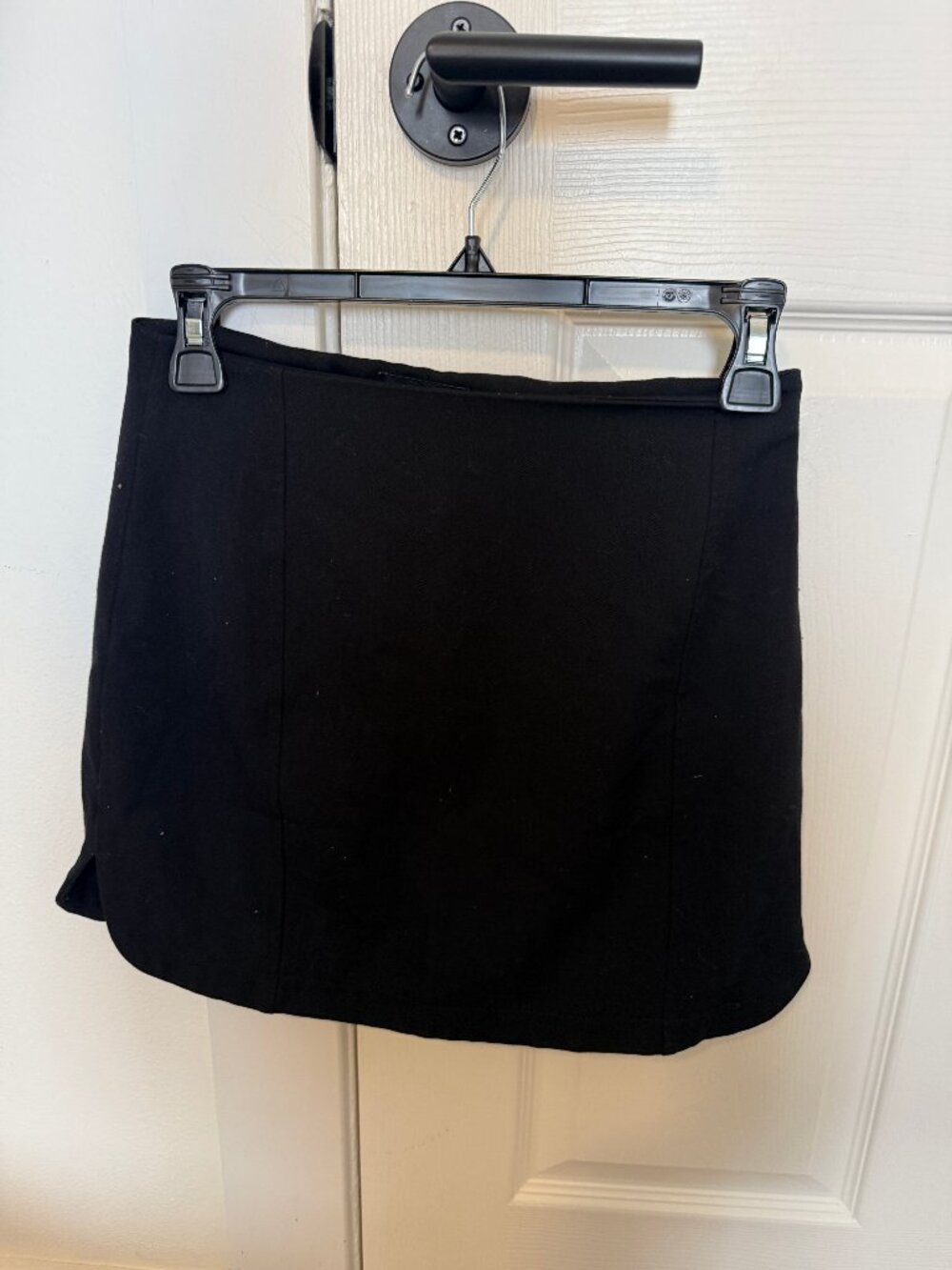 Steve Madden Black Mini Skirt with Side Slits